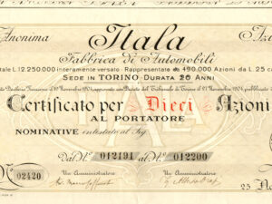 Itala - Fabbrica di Automobili
