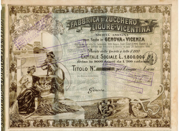 Fabbrica di Zucchero Ligure - Vicentina