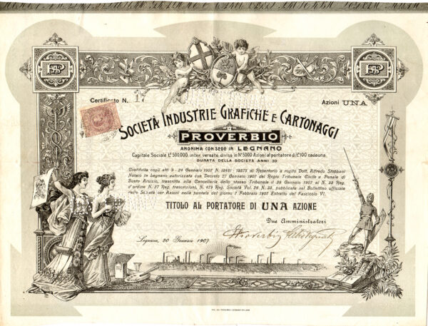 Società Industrie Grafiche e Cartonaggi Proverbio di Legnano