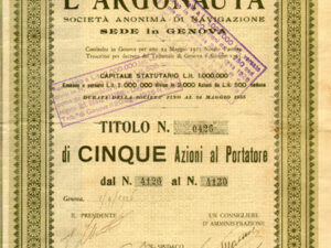 L'Argonauta - Società Anonima di Navigazione