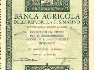 Banca Agricola della Repubblica di S. Marino