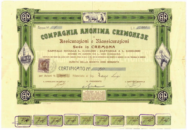 Compagnia Anonima Cremonese di Assicurazioni e Riassicurazioni