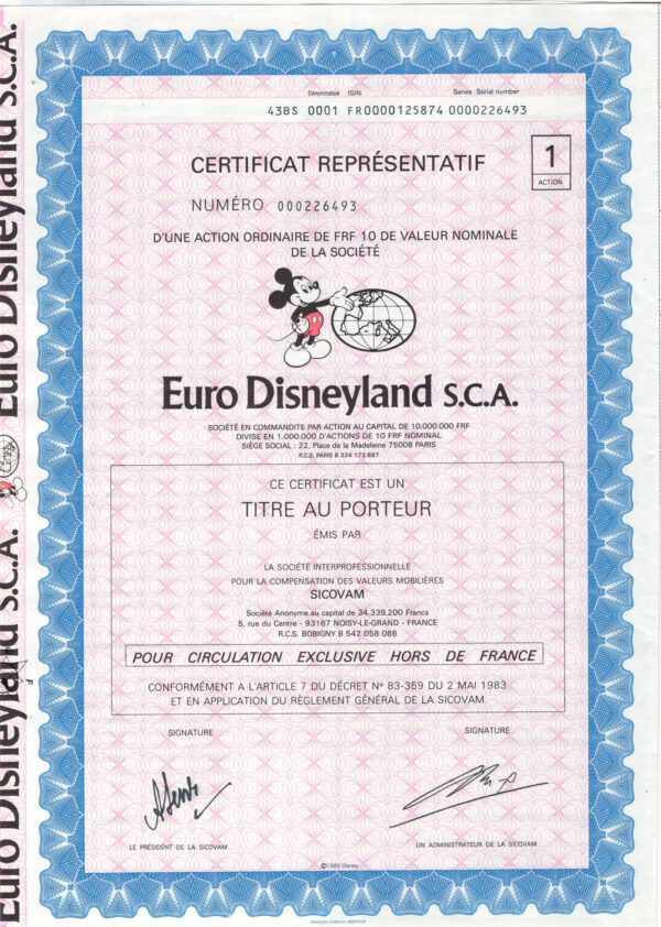 Euro Disneyland S.C.A