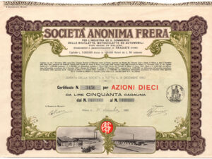 Società Anonima Frera per l'Industria ed il Commercio delle Biciclette, Motociclette ed Automobili