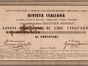 Rivista Italiana di Scienze, Lettere ed Arti delle Effemeridi della Pubblica Istruzione