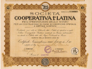 Società Cooperativa 1.ª Latina fra i Ferrovieri dello Stato per la Costruzione di Case Economiche Operaie