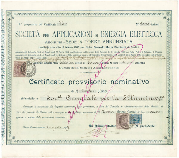 Società per Applicazioni di Energia Elettrica