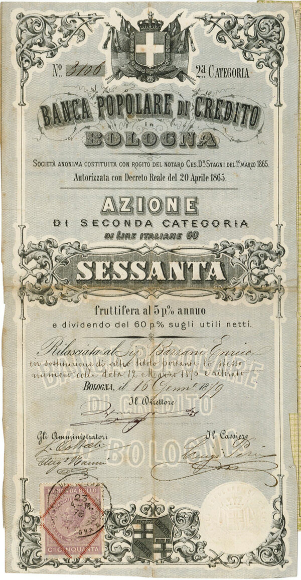 Banca Popolare di Credito in Bologna