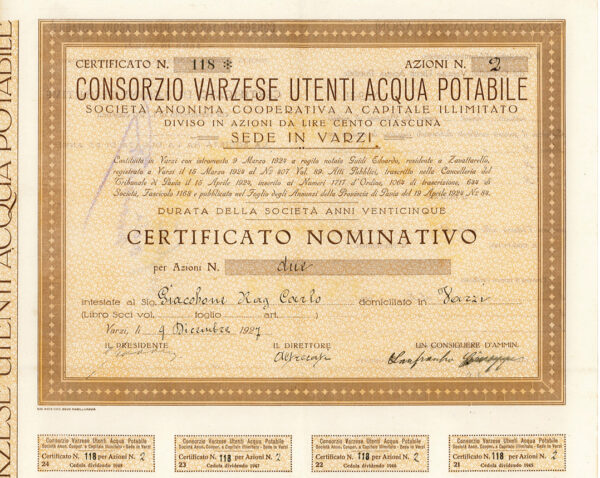 Consorzio Varzese Utenti Acqua Potabile