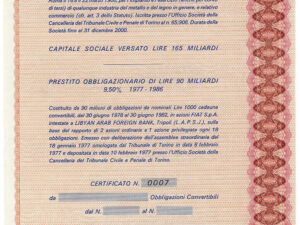 9,50% FIAT S.p.A.
