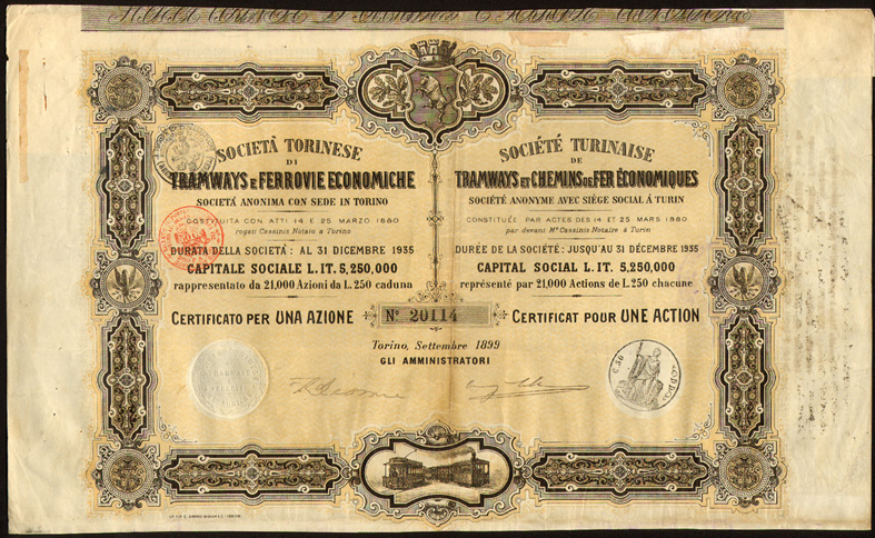 Società Torinese di Tramways e Ferrovie Economiche