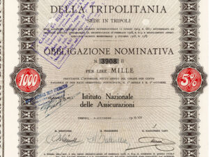 5% Cassa di Risparmio della Tripolitania