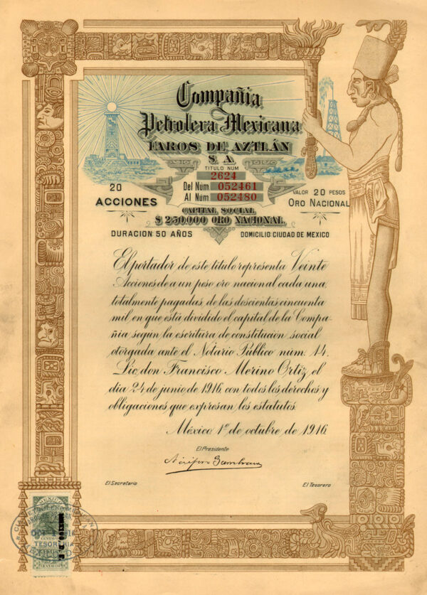 Compañia Petrolera Mexicana “Faros de Aztlan”