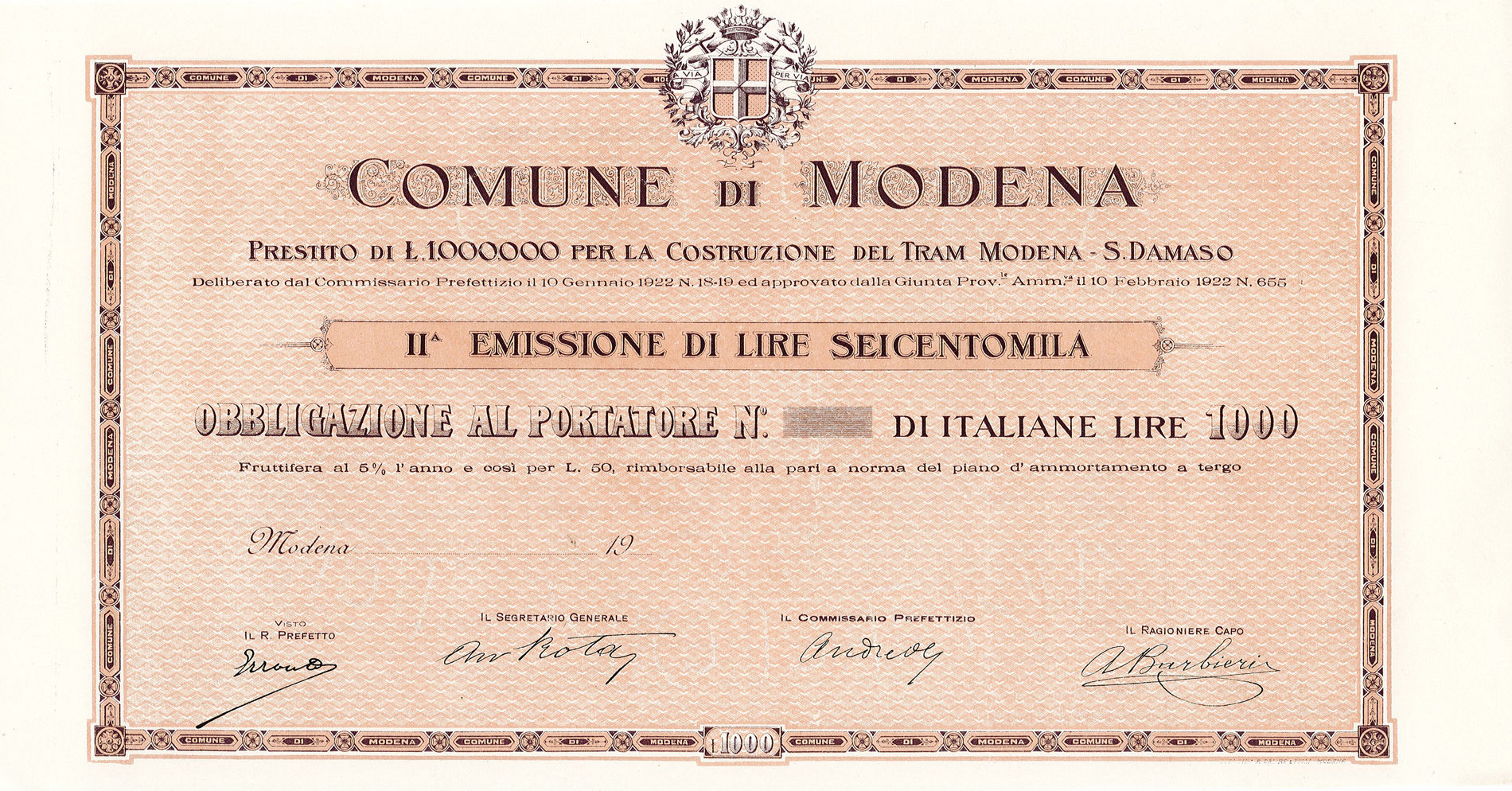 Comune di Modena 5%